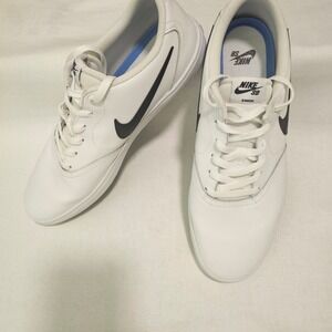 Nike SB Check Solarsoft Mens sneakers Size 13 White Leather skate